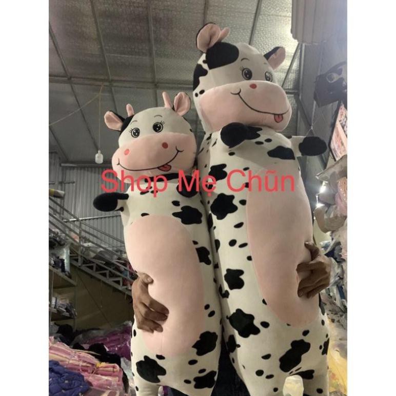 Gối ôm gấu bông bò sữa hàng nhập khẩu_Ruột bông kháng khuẩn,siêu mềm co giãn 4 chiều_Thích hợp làm quà tặng