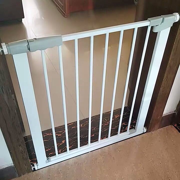 Hàng rào cổng an toàn cho trẻ em không có lỗ cầu thang lan can chống rơi chó vật cưng ngăn cách ly cửa ra vào <