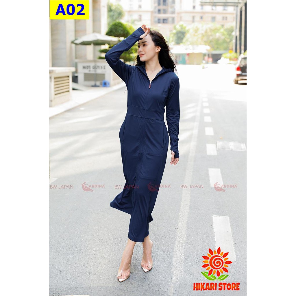 Áo choàng chống nắng 2 lớp Cardina CHÍNH HÃNG - Làm mát, chống tia UV | BigBuy360 - bigbuy360.vn