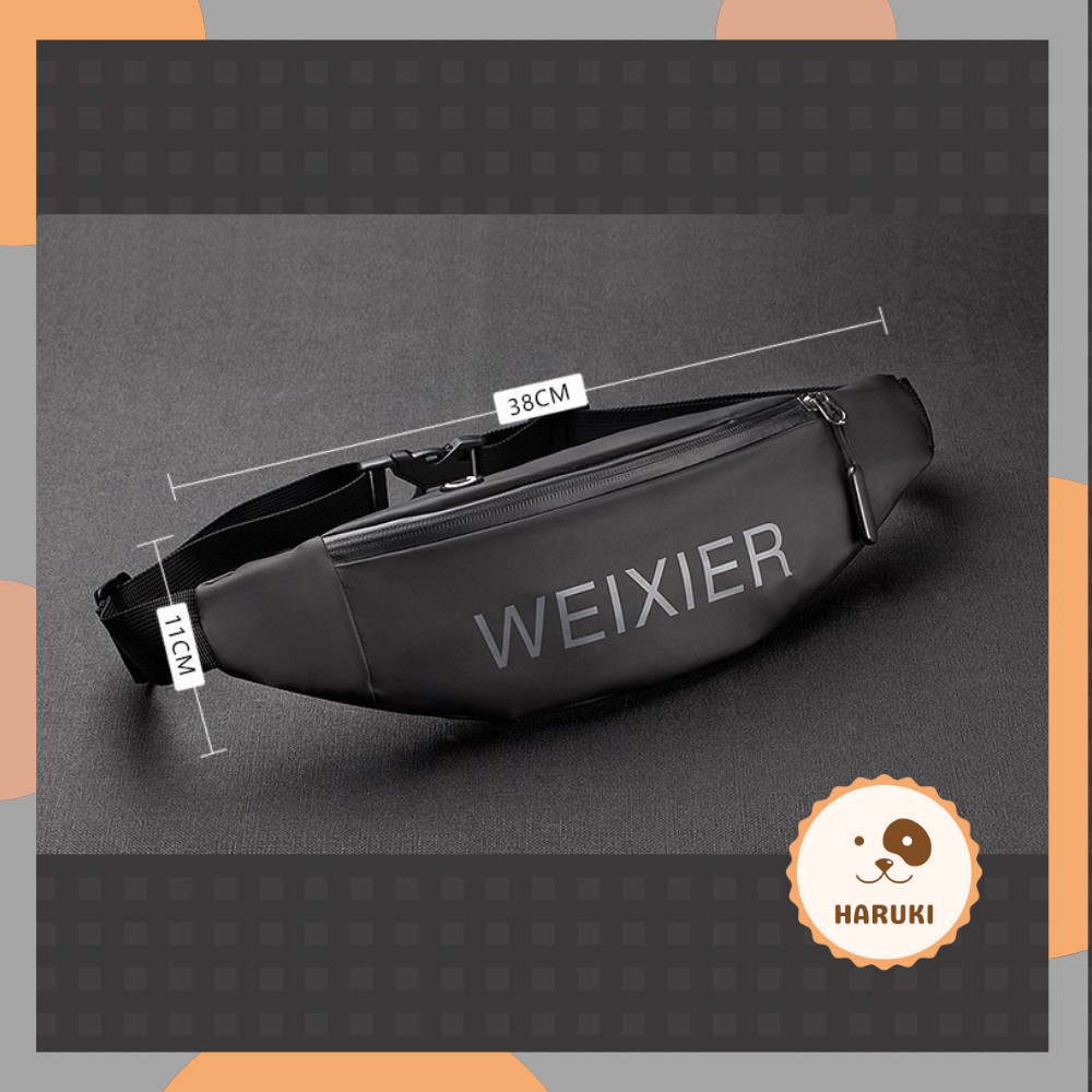 Túi đeo hông đeo thắt lưng Weixier chống nước sử dụng chạy bộ tập thể dục vừa đeo chéo thời trang - HARUKI Shop | BigBuy360 - bigbuy360.vn