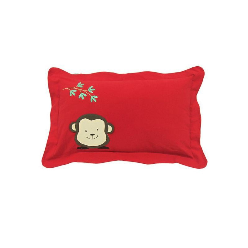 Áo gối nằm Hometex cho bé 30x50 thêu đắp thú, vỏ áo gối trẻ em