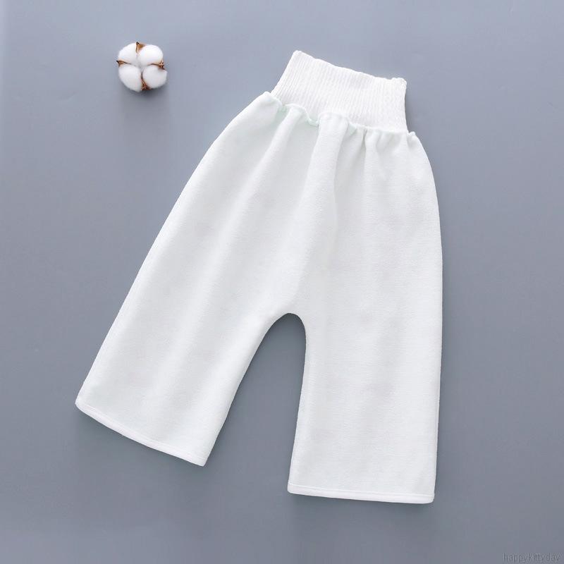 Quần Tã Vải Cotton Lưng Cao Thiết Kế Dễ Thương Cho Bé