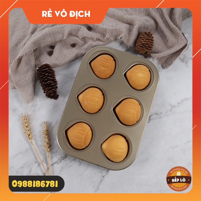 Khuôn nướng bánh chống dính hình Hạt Dẻ CHẤT LƯỢNG CAO - Dụng cụ làm bánh
