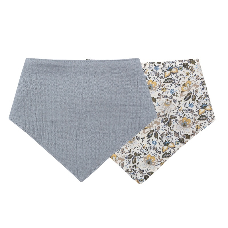 Yếm Ăn Hình Tam Giác Không Tay Chống Bẩn Dành Cho Bé