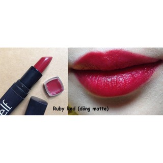 SON LÌ e.l.f VELVET MATTE LIPSTICK MÀU RUBY RED