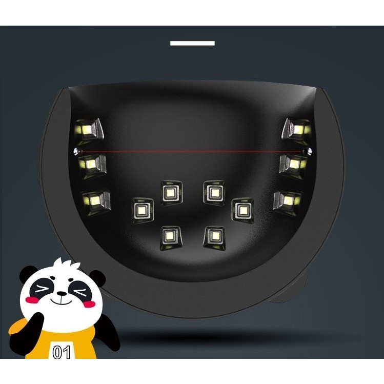 [SPA HN] Máy Hơ Gel MINI PanDa 36W LED/UV  Máy Sấy Gel MINI