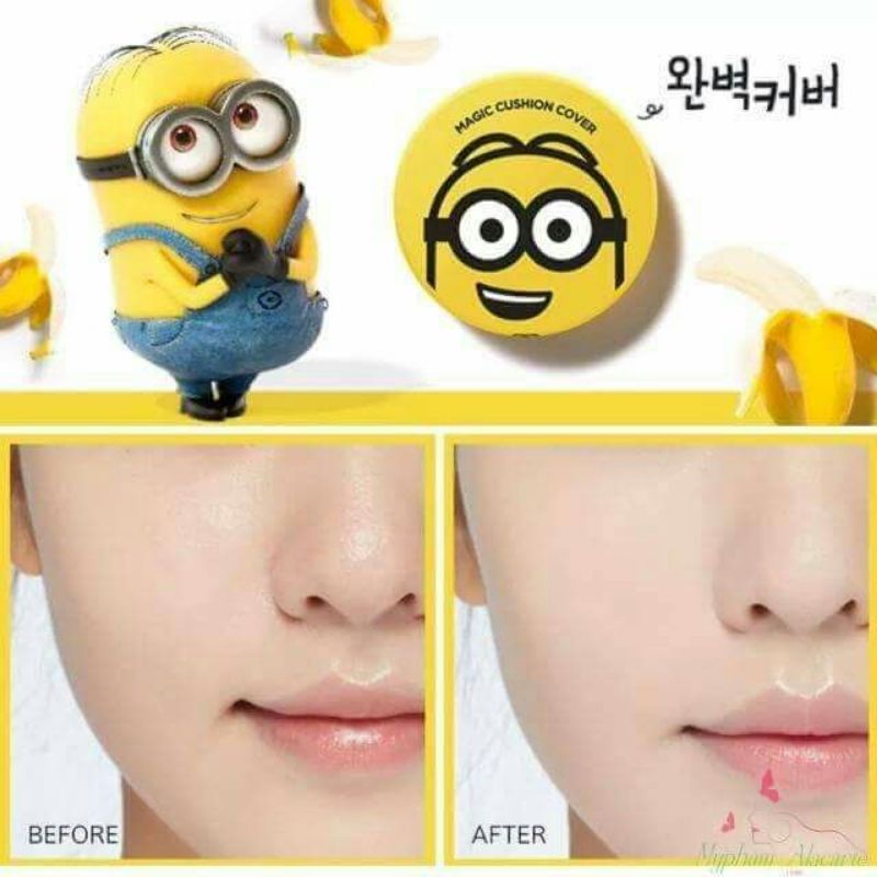PHẤN NƯỚC MISSHA MINIONS MAGIC CUSHION MOISTURE SPF50+ PA+++ 2 LÕI | BigBuy360 - bigbuy360.vn