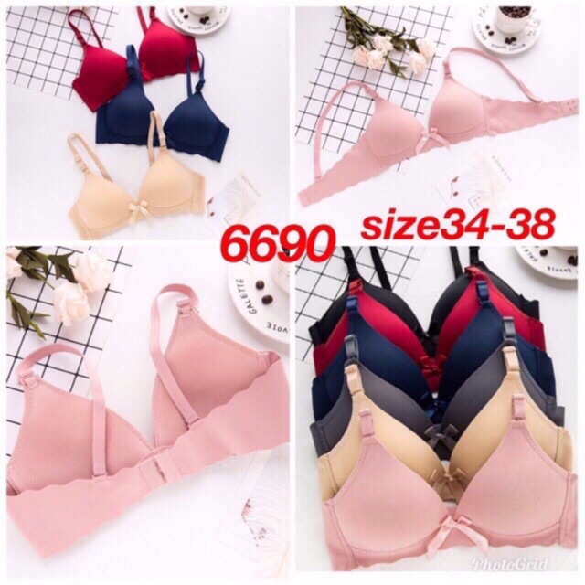 ÁO LÓT SU TRƠN ĐÍNH NƠ MẪU MỚI 6690