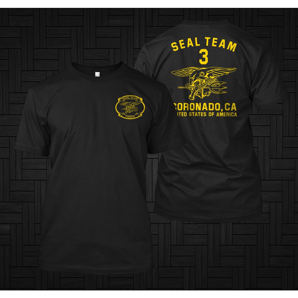 Navy Seal Team Three Devgru Coronado Us Áo thun tùy chỉnh lực lượng quân sự đặc biệt