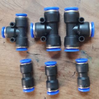 Cút nối nhanh, măng xông nối nhanh dây hơi 8, 10mm