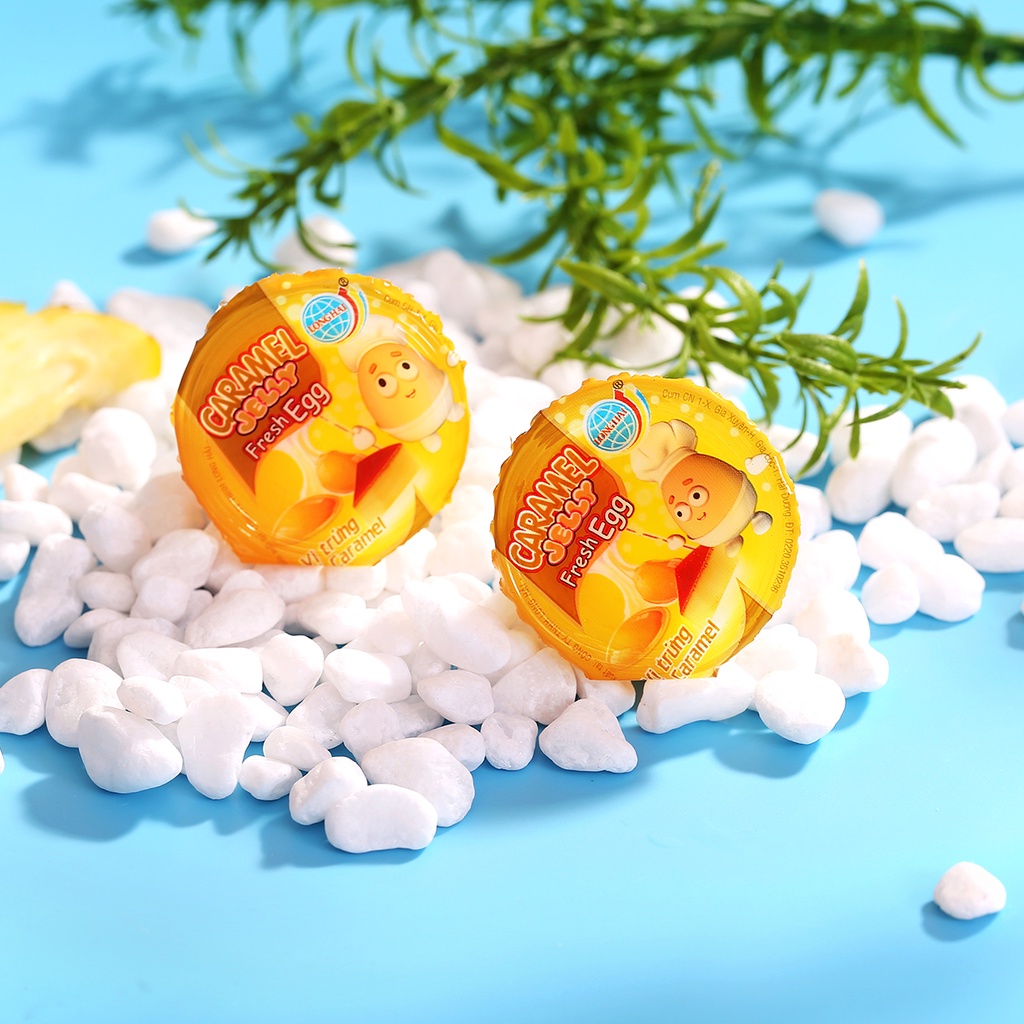 Thạch Caramel Lapatie Trứng Long Hải Trọng Lượng Túi 400 G
