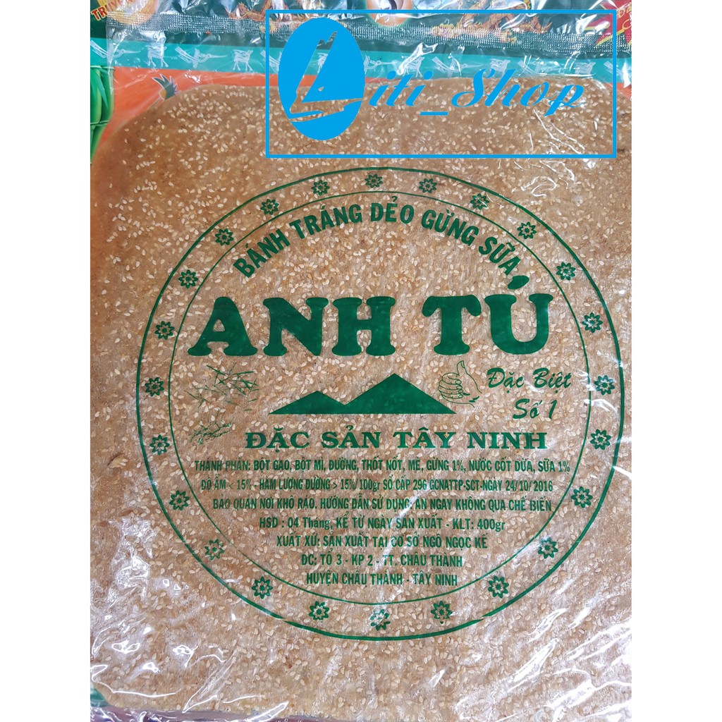 Bánh mè gừng Sữa 450Gr (Anh tú)