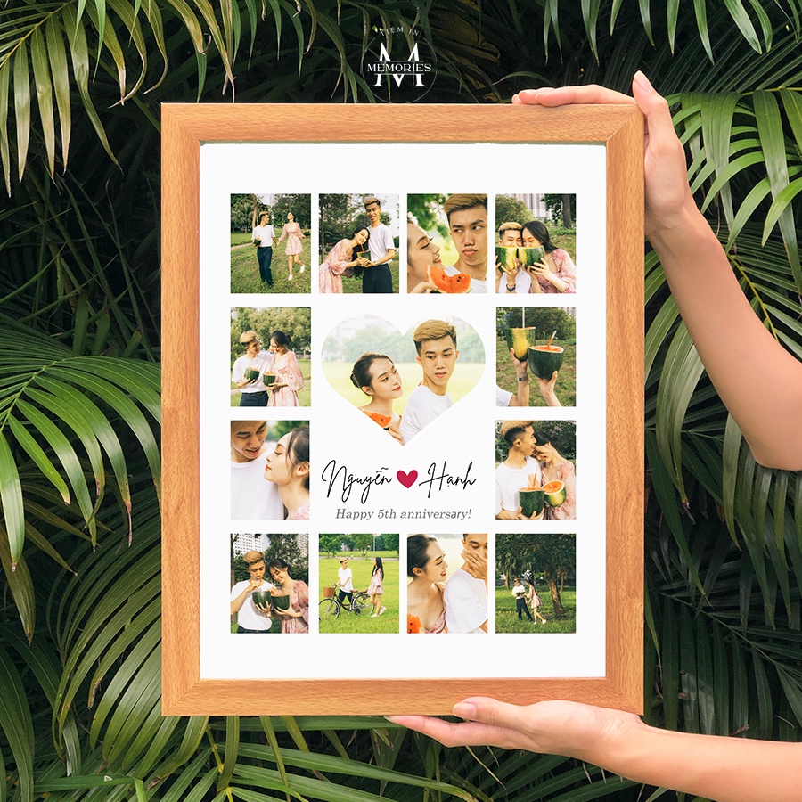 In Ảnh Theo Yêu Cầu Có Khung - In Hình, In Ảnh Đóng Khung, In Ảnh Hình Trái Tim, In Ảnh A4, A3