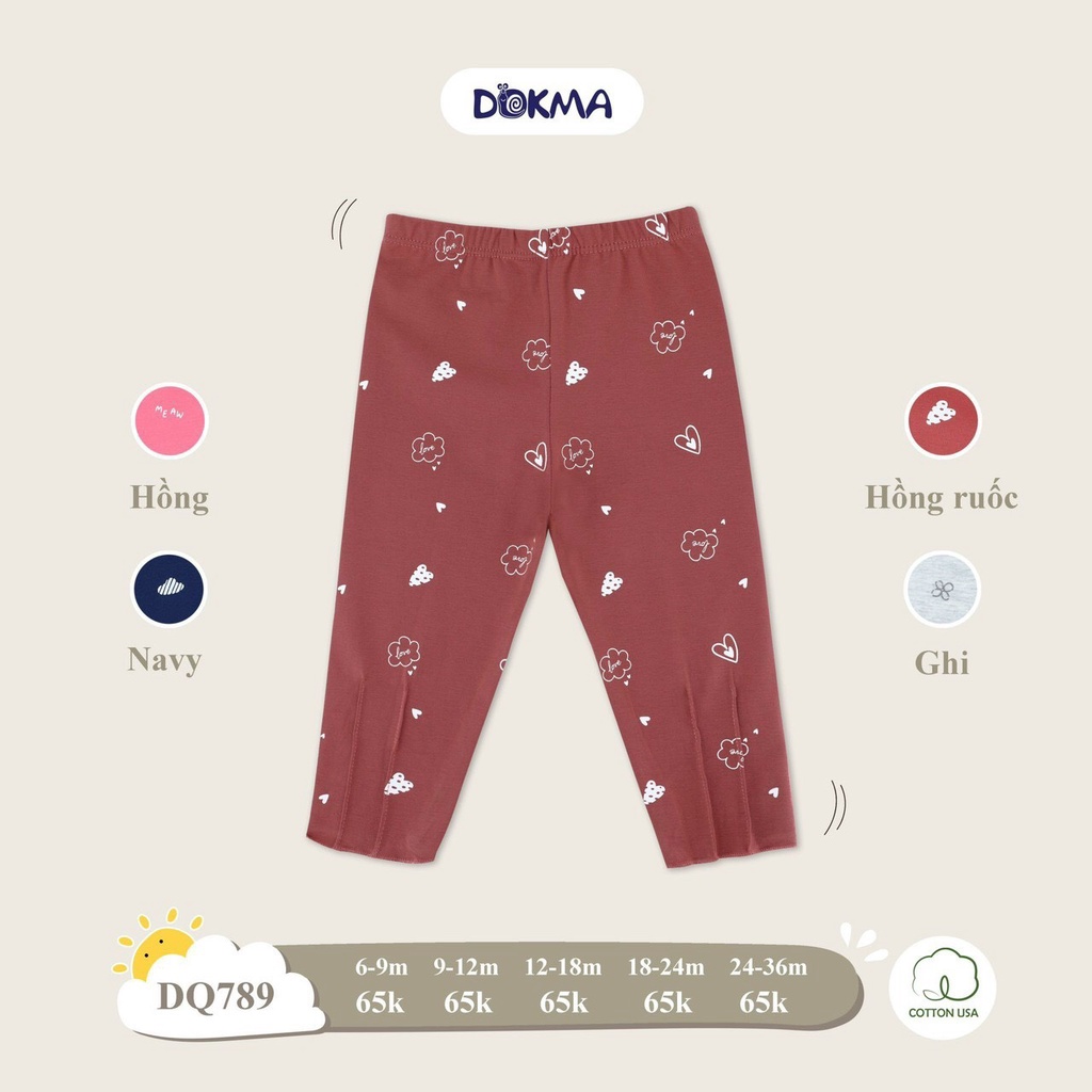 Quần leggings họa tiết - Dokma - BEON KIDS