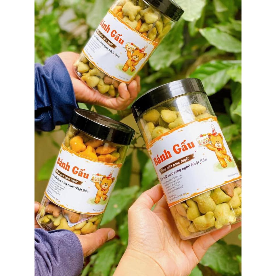 Bánh gấu mix các vị nhân kem Thiên Hồng 50k/ hộp 400g | BigBuy360 - bigbuy360.vn