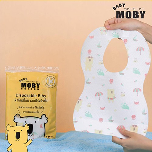 Yếm giấy chống thấm Baby Moby (10 chiếc/ gói)