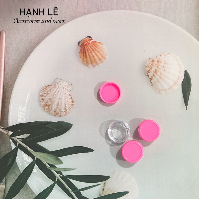 Lọ chiết mỹ phẩm 5gram nắp hồng dùng chiết mỹ phẩm, serum và các loại khác khi đi du lịch