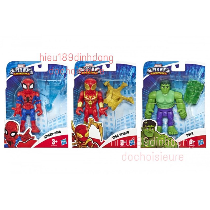Mô hình PLAYSKOOL nhân vật siêu anh hùng MARVEL SUPER HERO ADVENTURE full box Hasbro