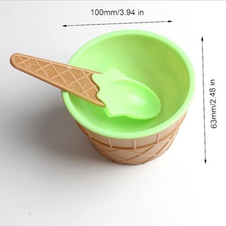 Chén làm slime có muỗng cưng xỉu