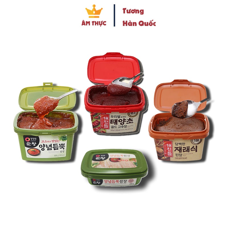 Tương ớt, tương trộn, tương chấm thịt, tương đậu Hàn Quốc - Nhập khẩu trực tiếp Hàn Quốc