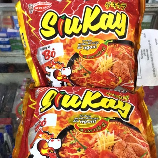 Mì Tôm SiuKay 7 Cấp Độ Các Vị 127g mẫu mới date mới
