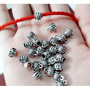 Charm bạc cổ lùa - xỏ ngang : 50g / gói = 23k [ sỉ charm giá rẻ ]