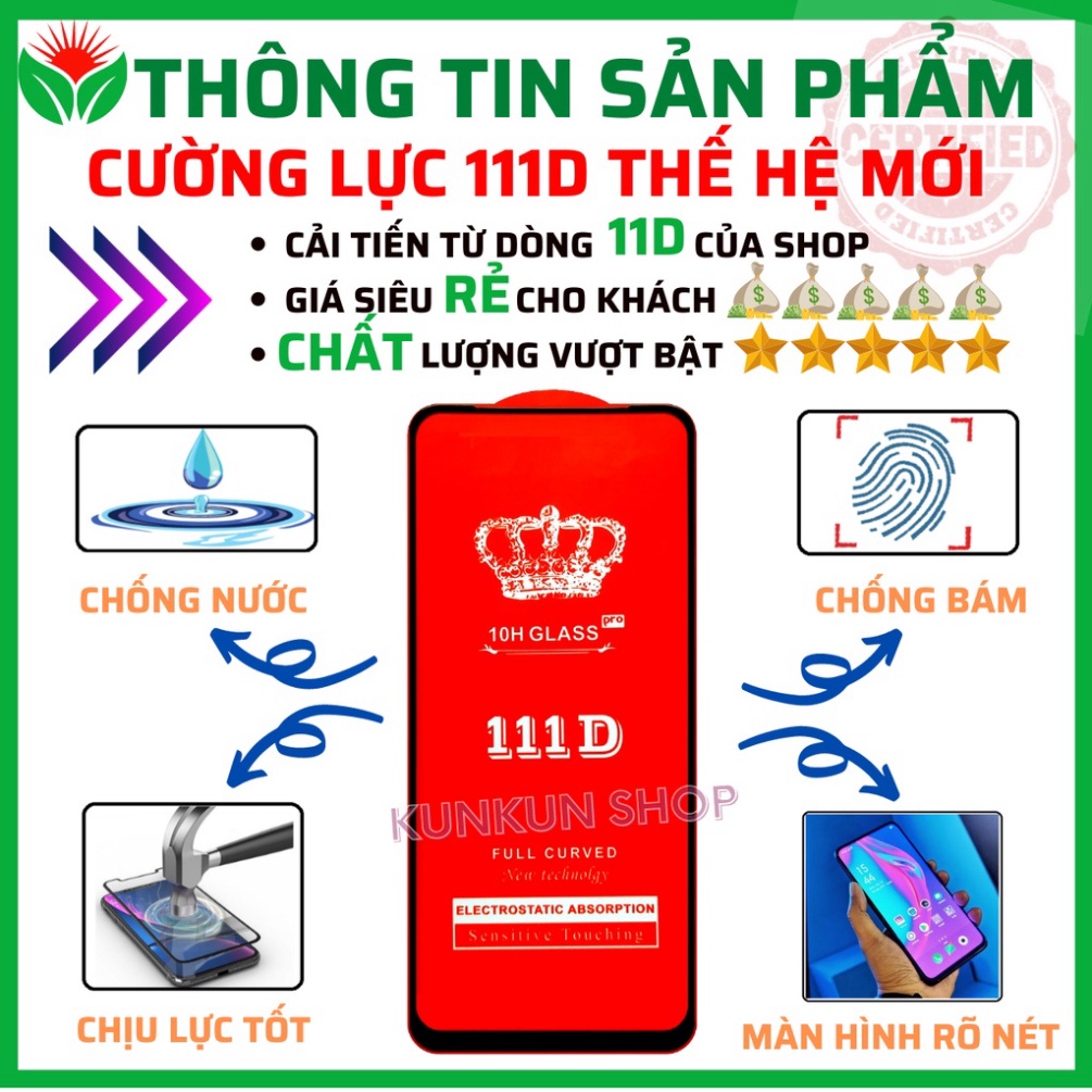 Kính Cường Lực Realme GT Neo 3 2 Pro 2T 5G - Full màn hình 111D và trong suốt - Độ cứng 10H