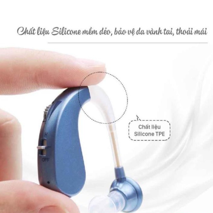 Máy Trợ Thính Không Dây Dùng Sạc  Xử Lý Mã Hóa Âm Thanh Cực Tốt  Chế Độ Lọc Tiếng Ồn Chống Sôi Hú VHP 1204 Cao Cấp