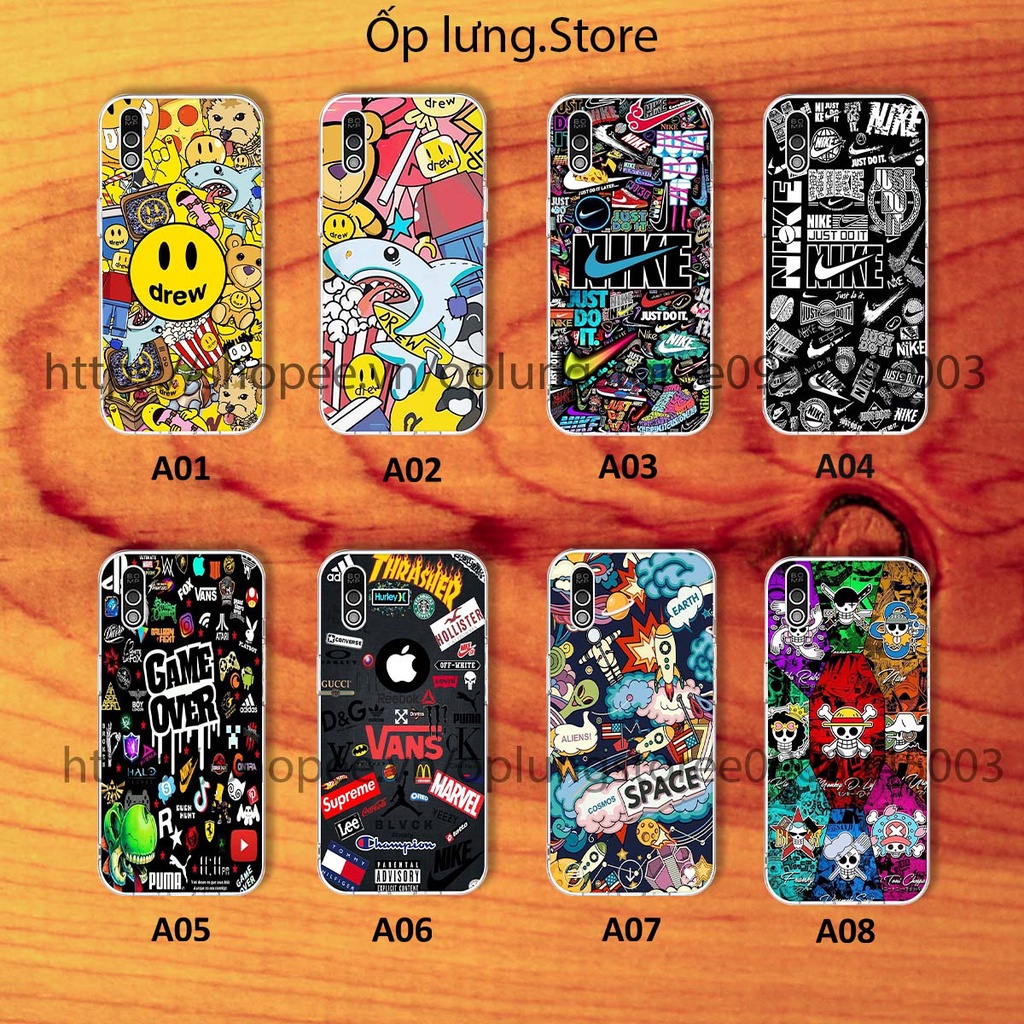 Ốp lưng Vsmart Bee / Bee 3 in hình thương hiệu thời trang đa sắc cá tính.