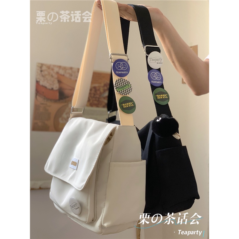 Túi Đeo Chéo Phong Cách Harajuku Nhật Bản Cho Nam Nữ