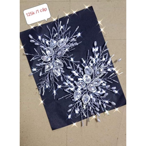 cài tóc cô dâu ( đính đá sáng lấp lánh)