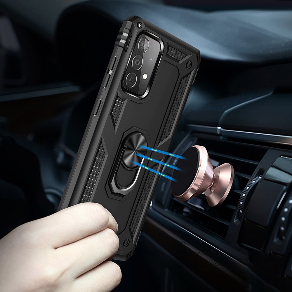 Ốp lưng Samsung A52 A52s 4G 5G, Ốp chống sốc 2 lớp kèm nhẫn iring làm giá đỡ cho Samsung A52 A52s 4G 5G