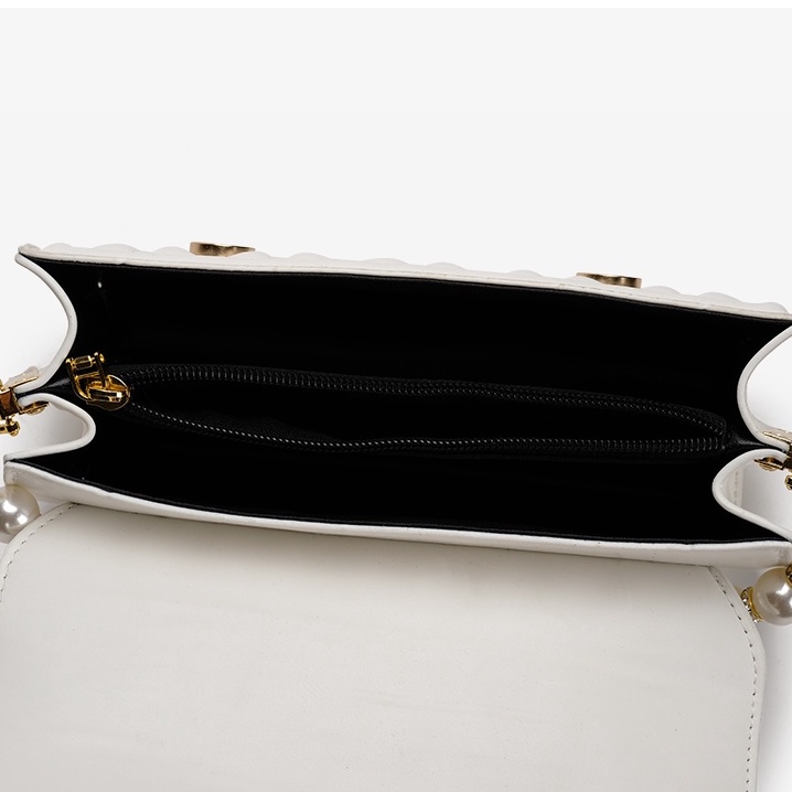 🌸Hàng Order🌸 Túi Xách Nữ CEEKAY Da Vân Quai Da Phối Xích Quấn Nơ Quai Sách Đính Hạt Sang Chảnh Nữ Tính 🌸Hàng Quảng Châu