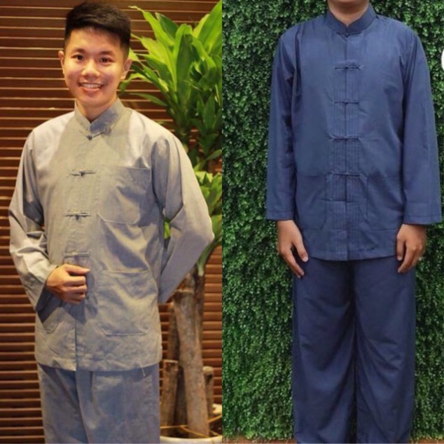 Lãnh Tụ Nam # Đồ Bộ Nam - Đồ lam đi chùa - Set lam Phật tử - Huỳnh Gia