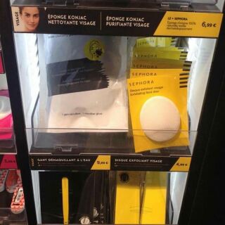 (Có bill) Pad rửa mặt Sephora hàng Pháp