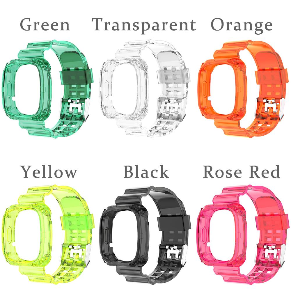 Dây Đeo Thay Thế Trong Suốt Chống Trượt Cho Fitbit Versa 3 Fitbit Sense
