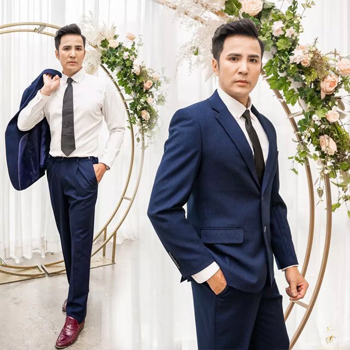 🌹  Nhập mã Free ship - combo bộ vest trung niên nam mới - Bộ vest nam gồm quần và áo vest thời trang
