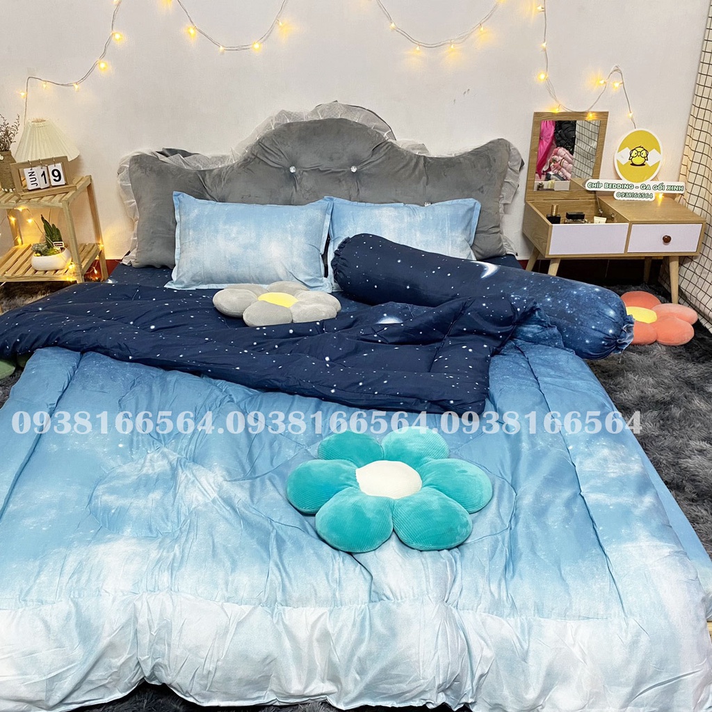 TRỌN BỘ COTTON POLY 5 MÓN CHĂN PHAO DÀY DẶN HÀNG VN NHIỀU MẪU- ĐỦ KÍCH THƯỚC