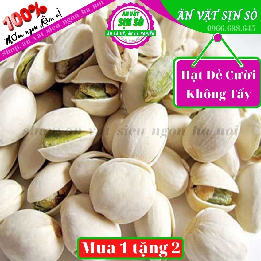 500gr Hạt dẻ cười Mỹ Ngon Giòn Bổ Dưỡng Hạt dẻ cười Tẩy Trắng/không tấy trắng - Tiệm Ăn Vặt Sịn Sò