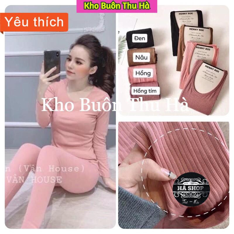 Bộ giữ nhiệt len tâm chất đẹp
