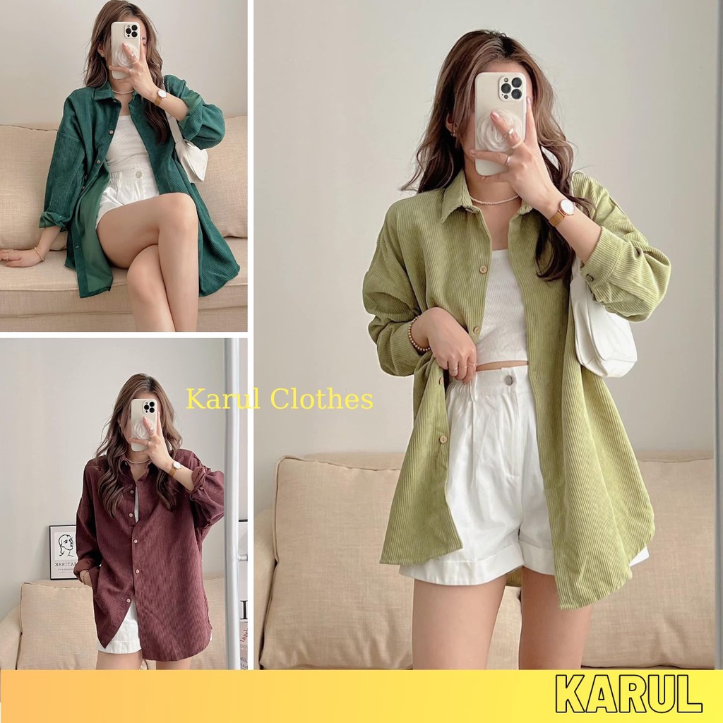 Áo sơ mi nhung tăm nhiều màu hot - áo sơ mi kiểu unisex  phom to 70kg