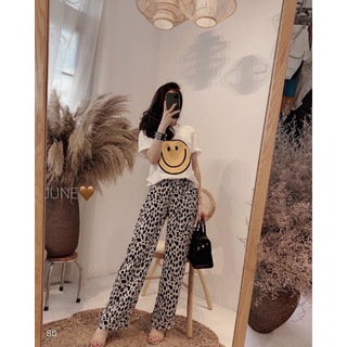 Set áo thun quần ống rộng