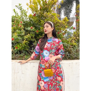Áo dài gấm hoa ( không kèm chân váy)