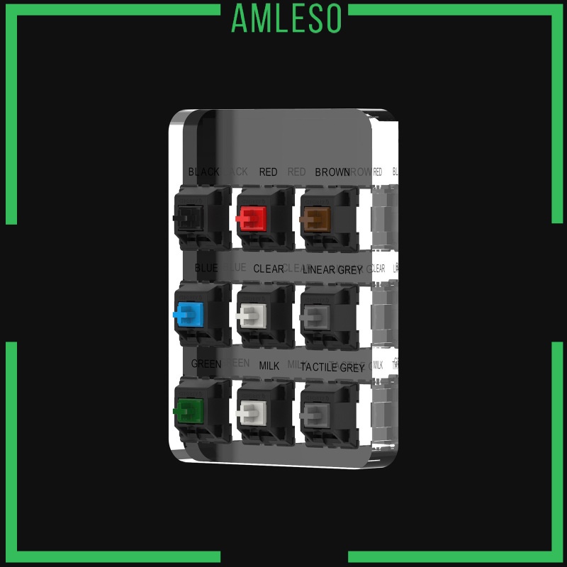 [AMLESO] Sampler Keycap MX Switch Tool 9-Key Switch Tester for Cherry Keyboard