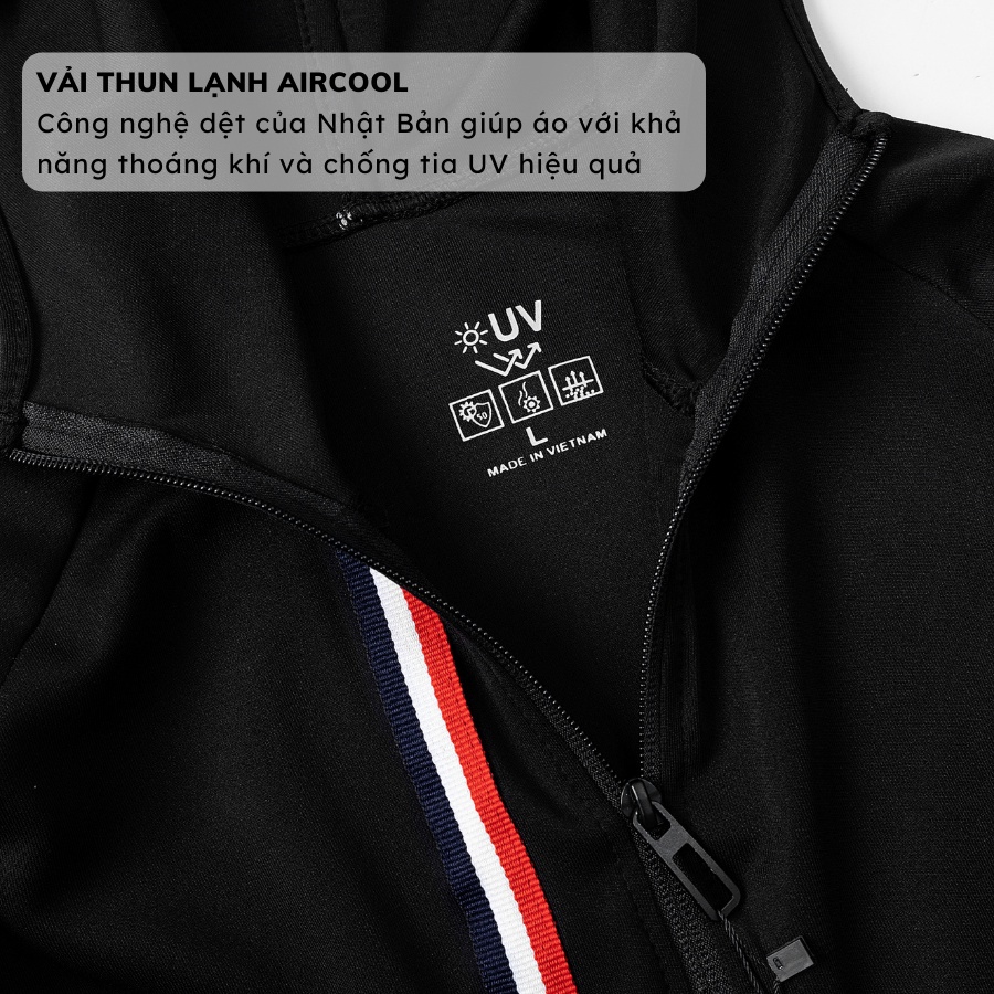 Áo chống nắng nam Thome, khoác nắng thời trang 2023, ngăn tia UV và thoáng khí AVANCO