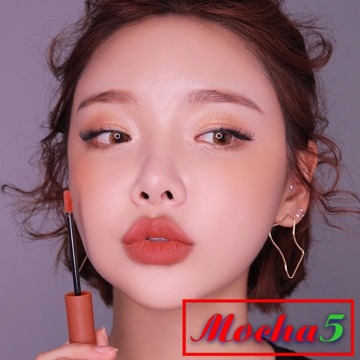 Son kem lì cực nhẹ môi 3CE Velvet Lip Tint GOING RIGHT màu Nâu Đất cực tây