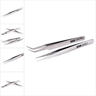 Set 2 nhíp gắn mi giả bằng thép không gỉ tiện dụng