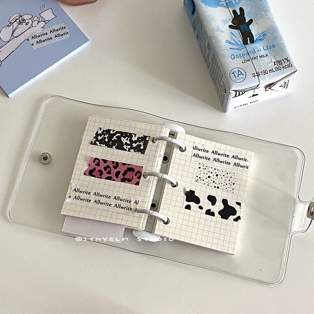 Băng keo giấy trang trí xinh xắn thời trang nhiều họa tiết tùy chọn