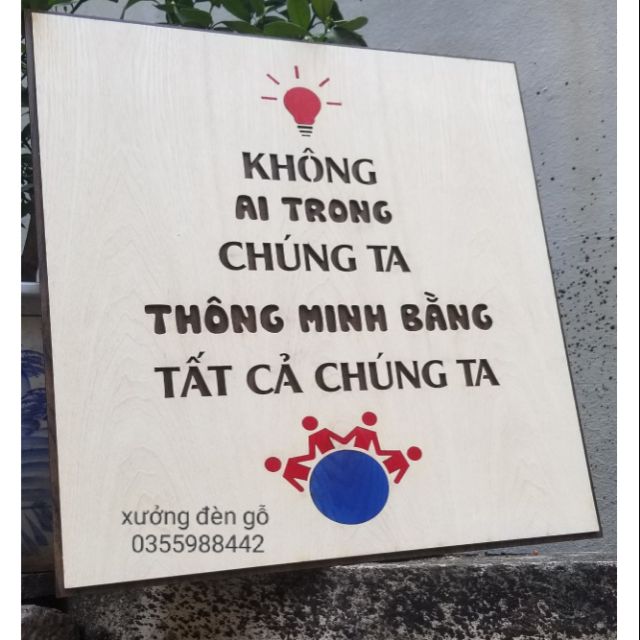 Tranh treo tường decor gỗ