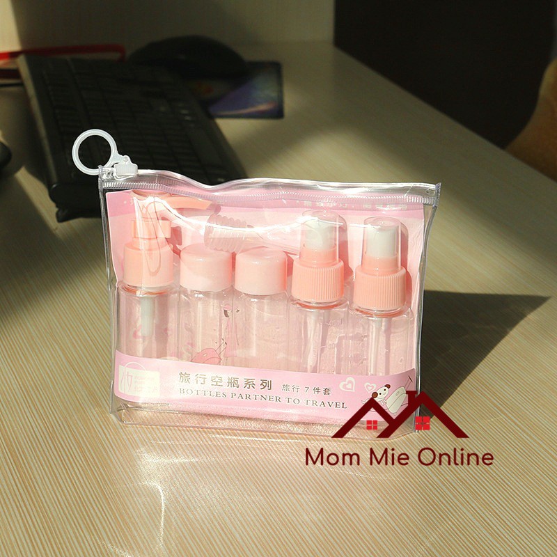 Bộ 5 chai chiết mỹ phẩm tiện lợi khi đi du lịch - C103